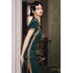 kf-Sade884bc61424116af68c85bb29e82b18-Chinese-Vintage-Cheongsam-Dark-Green-Improved-Retro-Republican-Elegant-Slim-Long-Dress-Qipao-Traditional-Clothing-for